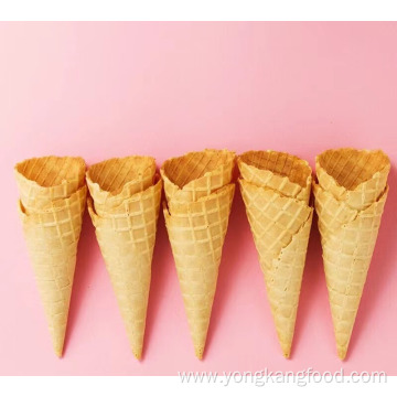 Baked waffle cone products